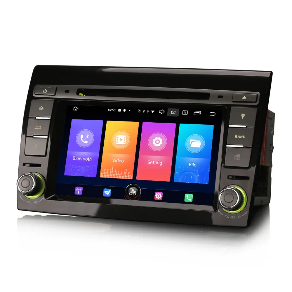Автомобильный мультимедийный DVD плеер 7 дюймов Android 10 0 с GPS радио проигрывателем
