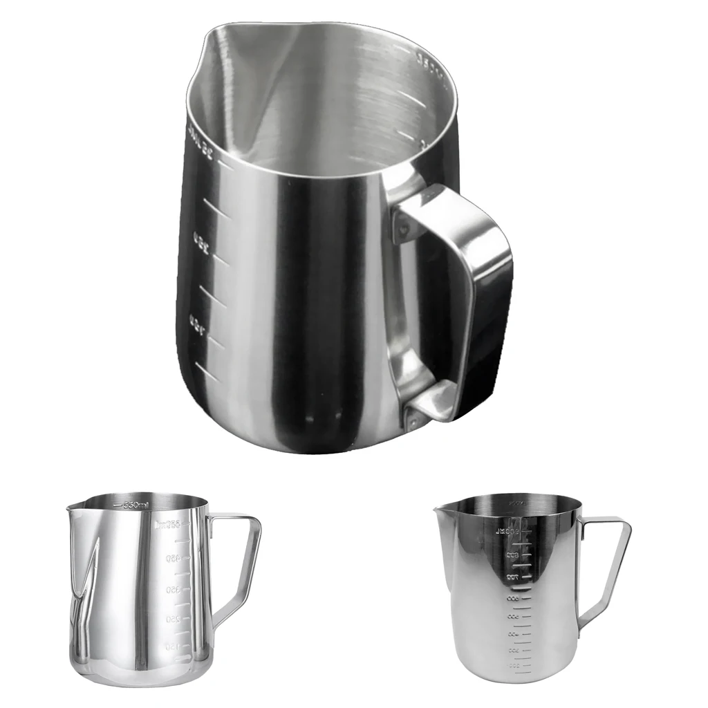 350,600, 900ML Stainless Steel Coffee Milk Frothing Jug Garland Cup with Scale Cup
350,600, 900ML Stainless Steel Coffee Milk Frothing Jug Garland Cup with Scale Cup