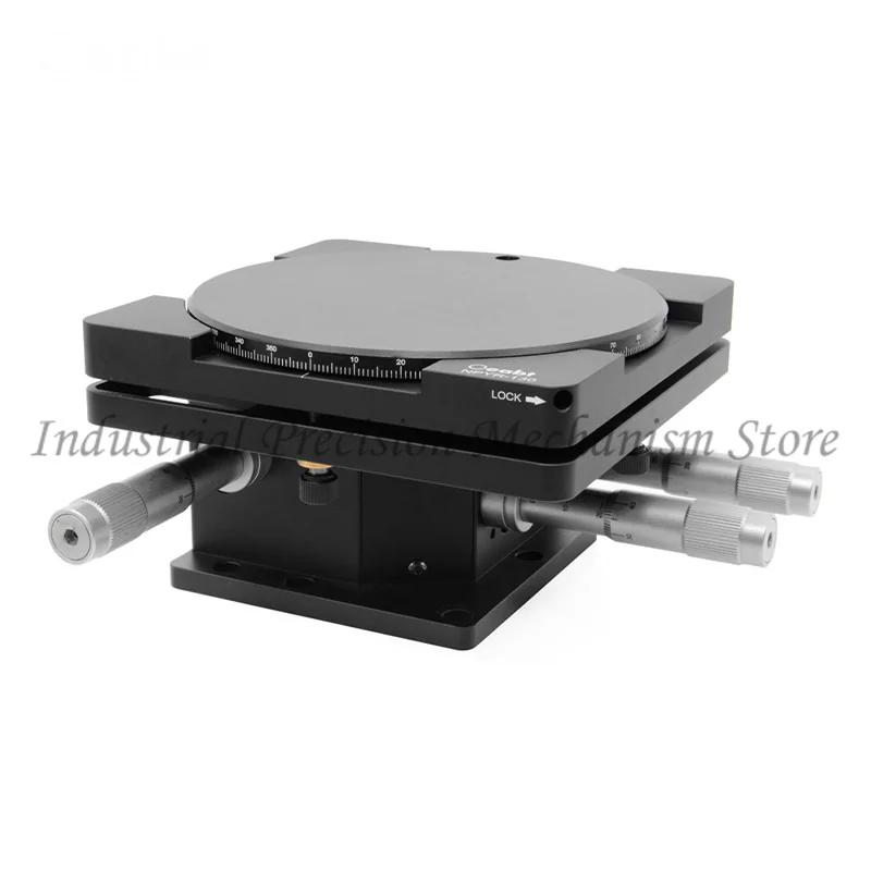 NPY series tilting and rotating platform 360°rotating and tilting adjustment frame, precision stage optical experiment
NPY series tilting and rotating platform 360°rotating and tilting adjustment frame, precision stage optical experiment