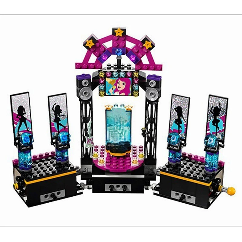Locking Friends Pop Star Show Stage 41105 448Pcs Building Blocks Toys for Children Compatible for Friends 10406 Kids Gifts
Locking Friends Pop Star Show Stage 41105 448Pcs Building Blocks Toys for Children Compatible for Friends 10406 Kids Gifts