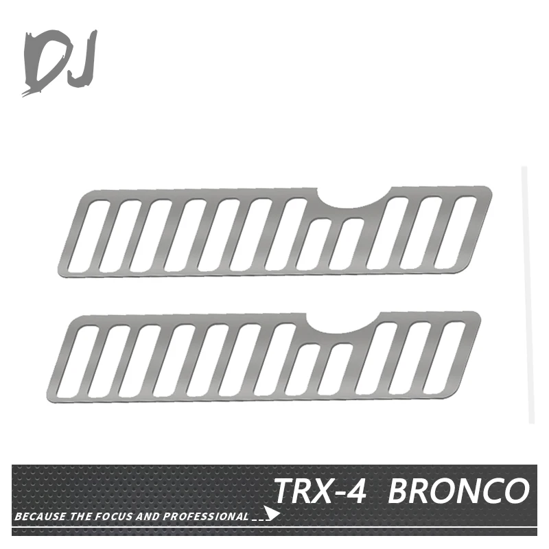 DJC TRAXXAS TRX4 Bronco Metal Hood Engine Intake Vent Cooling Grille Cover Trim Kit 1/10 RC Crawler Car Parts Accessories
DJC TRAXXAS TRX4 Bronco Metal Hood Engine Intake Vent Cooling Grille Cover Trim Kit 1/10 RC Crawler Car Parts Accessories