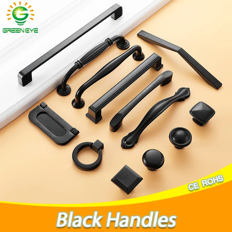 Black Handles for Furniture Cabinet Knobs and Drawer Knobs Cabinet Pulls Cupboard Handles Knobs and Kitchen Handles simple style
Black Handles for Furniture Cabinet Knobs and Drawer Knobs Cabinet Pulls Cupboard Handles Knobs and Kitchen Handles simple style
