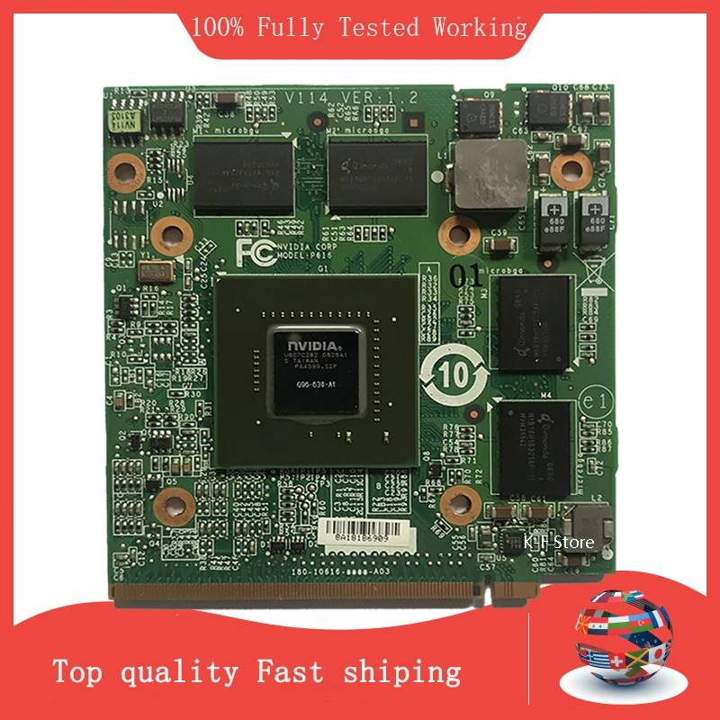 Для Acer Aspire 4930G 6920G 6930G ноутбук NVIDIA Geforce 9600M GS 512M MXM II VG.9PG06.003 G96 600 C1 VGA Видеокарта|card