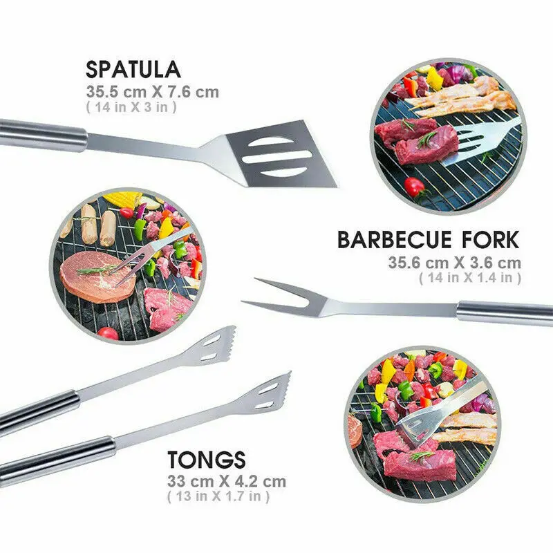 9pcs Bbq Tool Set Utensil Stainless Steel Barbecue Cooking Grill Portable Bag Camping Supplies Kitchen Bbq Accessories
9pcs Bbq Tool Set Utensil Stainless Steel Barbecue Cooking Grill Portable Bag Camping Supplies Kitchen Bbq Accessories