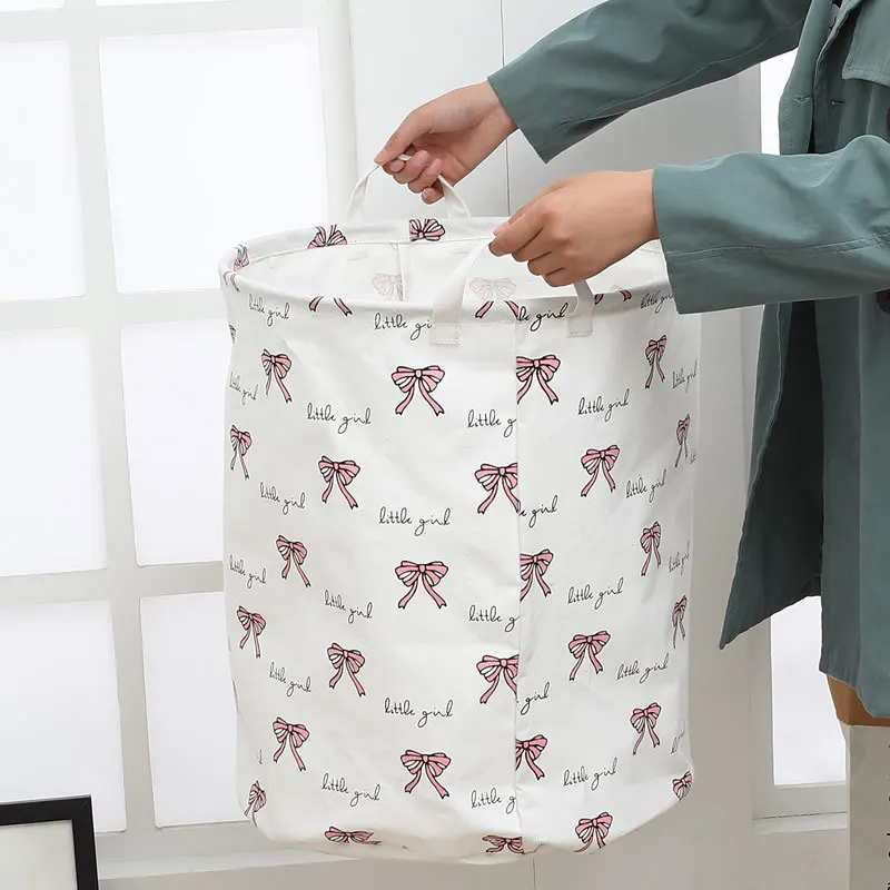 Storage Baskets,Canvas Fabric Laundry Hamper-Collapsible Storage Bin with Handles,Toy Organizer Bin for Kid's Room,Office
Storage Baskets,Canvas Fabric Laundry Hamper-Collapsible Storage Bin with Handles,Toy Organizer Bin for Kid's Room,Office