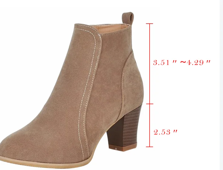 Women Ankle Boots 2019 fashion suede leather boots high heel ladies shoes ankle boots for women Shoes Dropshipping
Women Ankle Boots 2019 fashion suede leather boots high heel ladies shoes ankle boots for women Shoes Dropshipping