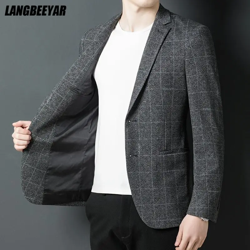 Top Grade New Brand Casual Fashion Elegant Trendy Men Blazers Regular Fit Jacket Business Party Classic Suit Coat Men Clothing
Top Grade New Brand Casual Fashion Elegant Trendy Men Blazers Regular Fit Jacket Business Party Classic Suit Coat Men Clothing