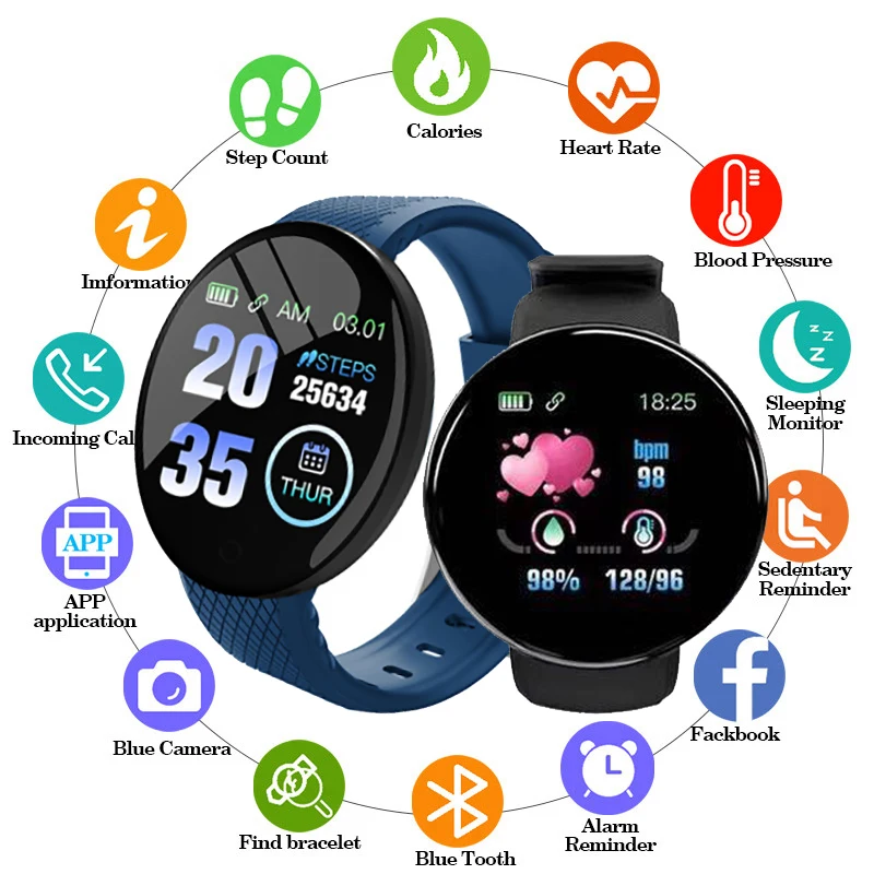 Fit Pro Smart Watch D18 Bluetooth Digital Men Women Wristwatch Fitness Health Monito Color Sreenn Smartwatch Kids Watch Hours Cl
Fit Pro Smart Watch D18 Bluetooth Digital Men Women Wristwatch Fitness Health Monito Color Sreenn Smartwatch Kids Watch Hours Cl
