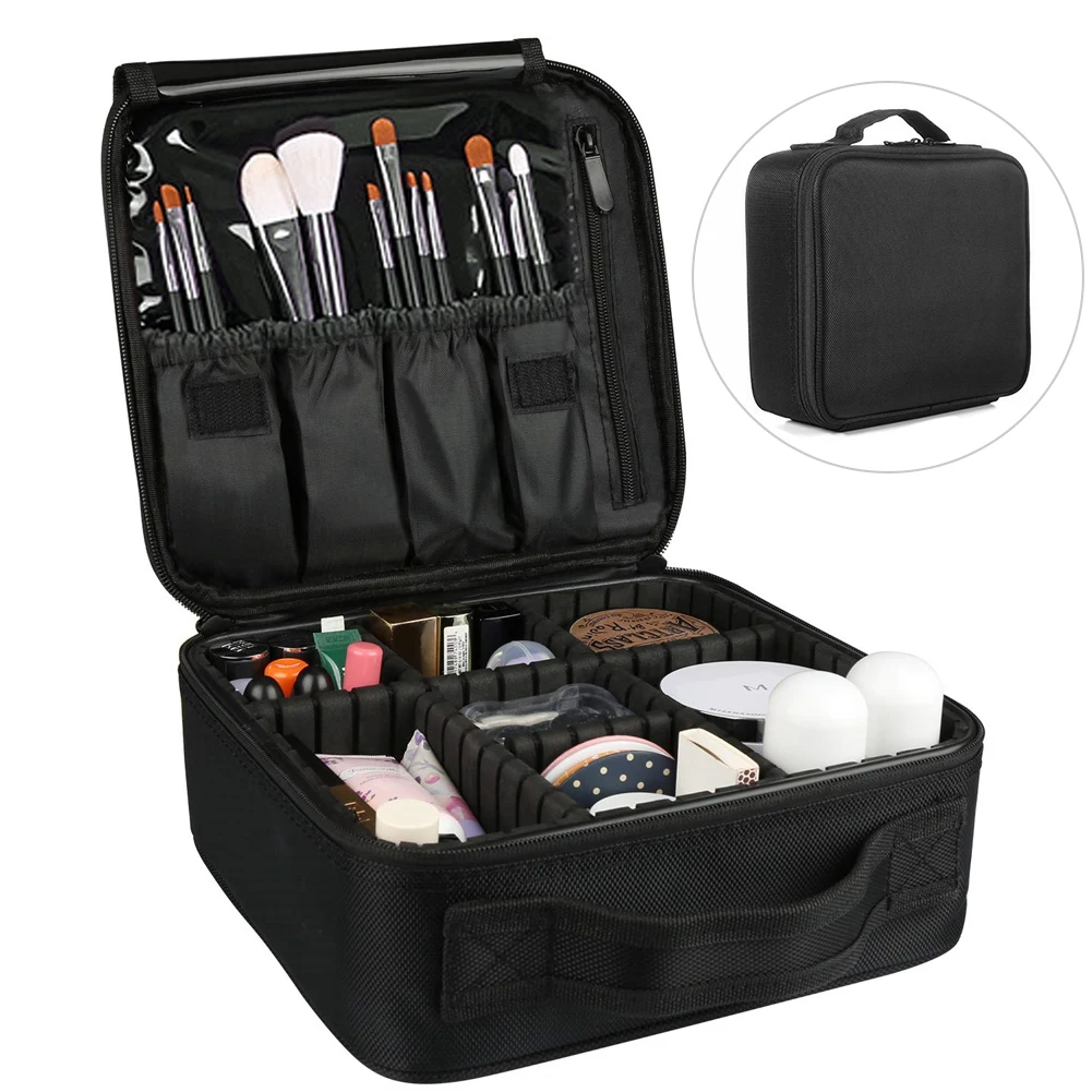 Travel Organizer Multifunction Multilayer Makeup Bag Portable Handle Wash With Adjustable Dividers Accessories Zipper Cosmetic
Travel Organizer Multifunction Multilayer Makeup Bag Portable Handle Wash With Adjustable Dividers Accessories Zipper Cosmetic