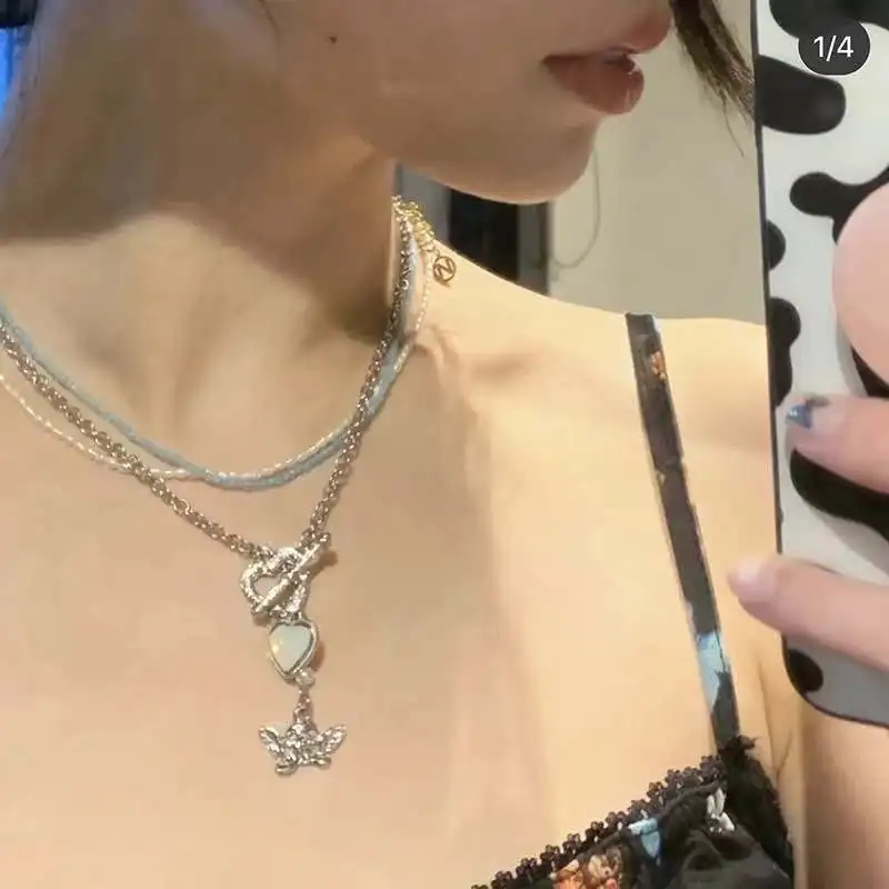 Fashion Love Angel Pendant Necklaces for Women Retro OT Collar Bone Chain Choker Necklace Jewelry Accessories Wholesale Collares
Fashion Love Angel Pendant Necklaces for Women Retro OT Collar Bone Chain Choker Necklace Jewelry Accessories Wholesale Collares