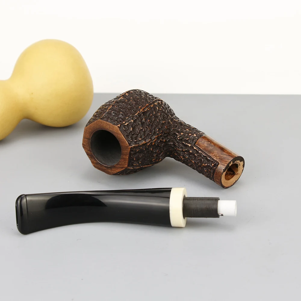 New Briar Smoking Pipe 9mm Filter Big Tobacco Pipe Briar Wood Pipe Handmade Octagon Bowl Briar Pipe Smoke Accessory
New Briar Smoking Pipe 9mm Filter Big Tobacco Pipe Briar Wood Pipe Handmade Octagon Bowl Briar Pipe Smoke Accessory