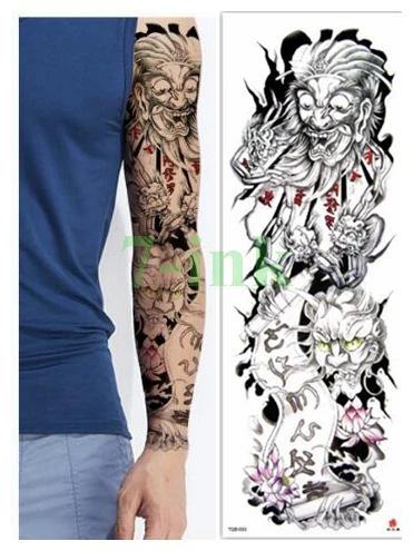 Waterproof Tattoos Sticker Full Arm monster Lotus Curse tattoo Water Transfer flash tatoo fake tattoo for men women
Waterproof Tattoos Sticker Full Arm monster Lotus Curse tattoo Water Transfer flash tatoo fake tattoo for men women