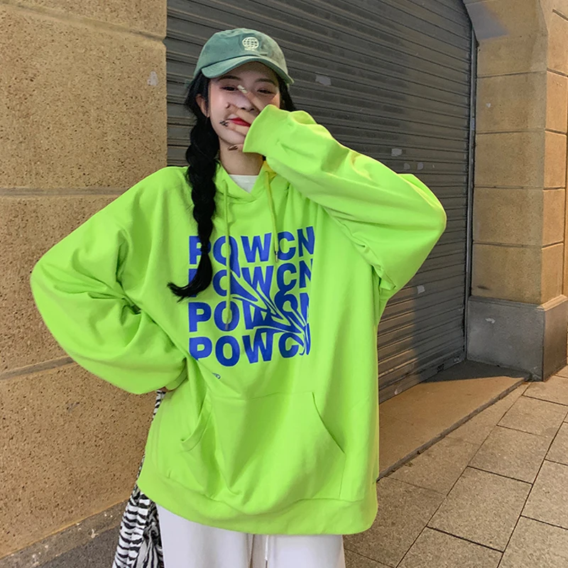 Letter Printing Oversized Hoodies Women Spring and Autumn New Korean Version Fashionable Clothes Long Sleeve Trendy Sweatshirts
Letter Printing Oversized Hoodies Women Spring and Autumn New Korean Version Fashionable Clothes Long Sleeve Trendy Sweatshirts