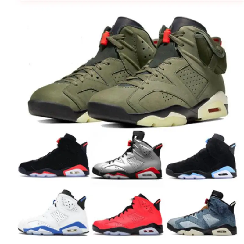 2020 Men Basketball Shoes Sneaker Retro 6 Travis Scotts Sports Shoes Mens Denim Tinker Oregon Mens Outdoor Sports Sneakes
2020 Men Basketball Shoes Sneaker Retro 6 Travis Scotts Sports Shoes Mens Denim Tinker Oregon Mens Outdoor Sports Sneakes