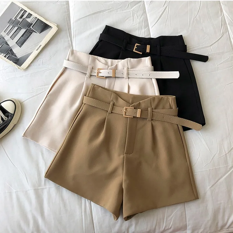GUUZYUVIZ High Waist With Sashes Wide Legs Short Pants Summer Casual Loose Solid Shorts Women Korean Harajuk Black Women Shorts
GUUZYUVIZ High Waist With Sashes Wide Legs Short Pants Summer Casual Loose Solid Shorts Women Korean Harajuk Black Women Shorts