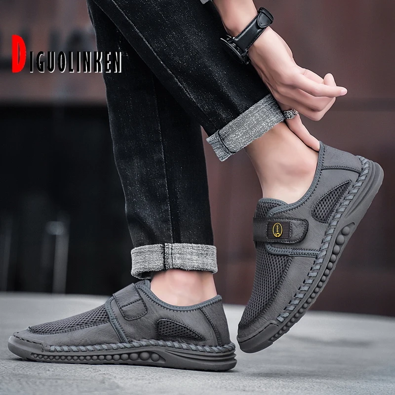 2021 Summer Men's Sandals Casual Beach Shoes High Quality Roman Sandalias Soft Sole Sandals Beach Outdoor Big Size 46 Footwear
2021 Summer Men's Sandals Casual Beach Shoes High Quality Roman Sandalias Soft Sole Sandals Beach Outdoor Big Size 46 Footwear