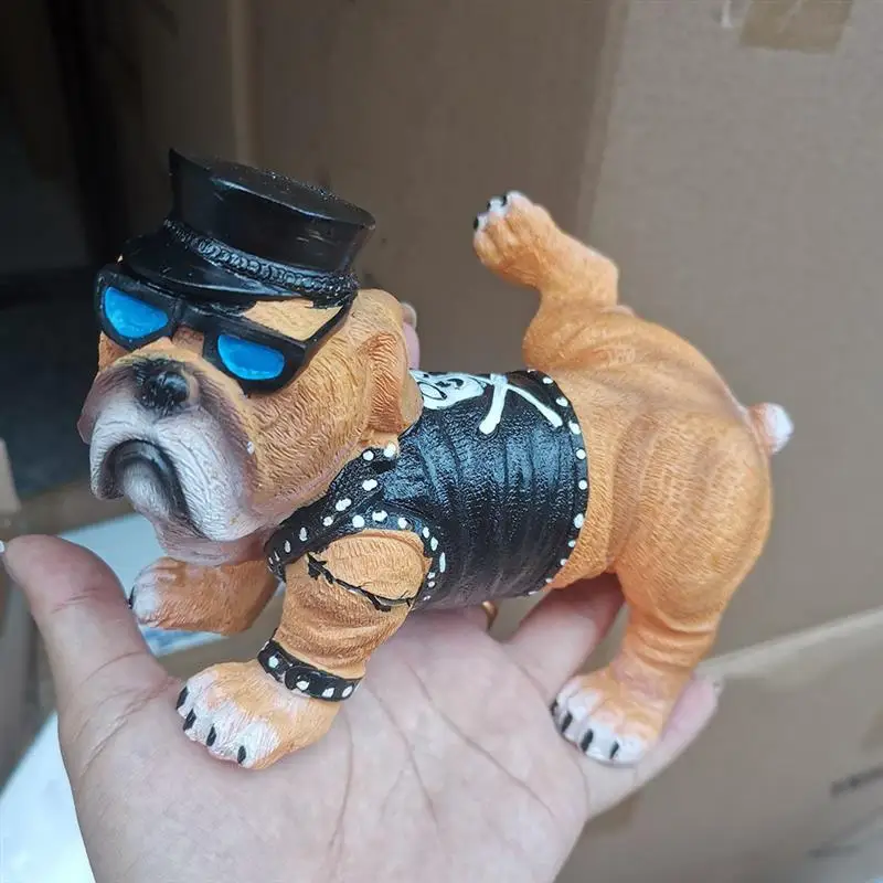 Funny Bulldog Peeing Dog Statue Garden Resin Ornaments Makes a Cool Expression Automotive Interior for Lawn Entrance Porch
Funny Bulldog Peeing Dog Statue Garden Resin Ornaments Makes a Cool Expression Automotive Interior for Lawn Entrance Porch