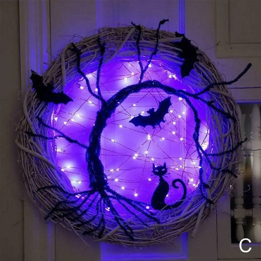 Halloween Decor Garland Light Witch Skeleton Bat Pot Garland with Light Horror Party Garland Terrible Front Door Home Decoration
Halloween Decor Garland Light Witch Skeleton Bat Pot Garland with Light Horror Party Garland Terrible Front Door Home Decoration