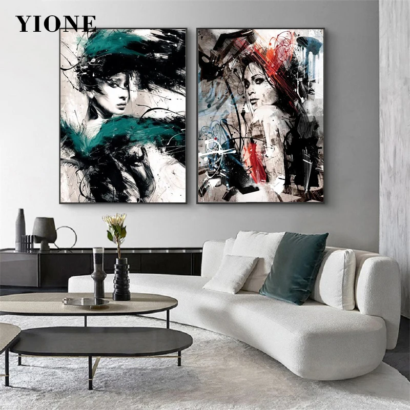 Abstract Art Graffiti Woman Canvas Prints Oil Paintings Custom Modern Portrait Posters for Living Room Wall Pictures Decoration
Abstract Art Graffiti Woman Canvas Prints Oil Paintings Custom Modern Portrait Posters for Living Room Wall Pictures Decoration