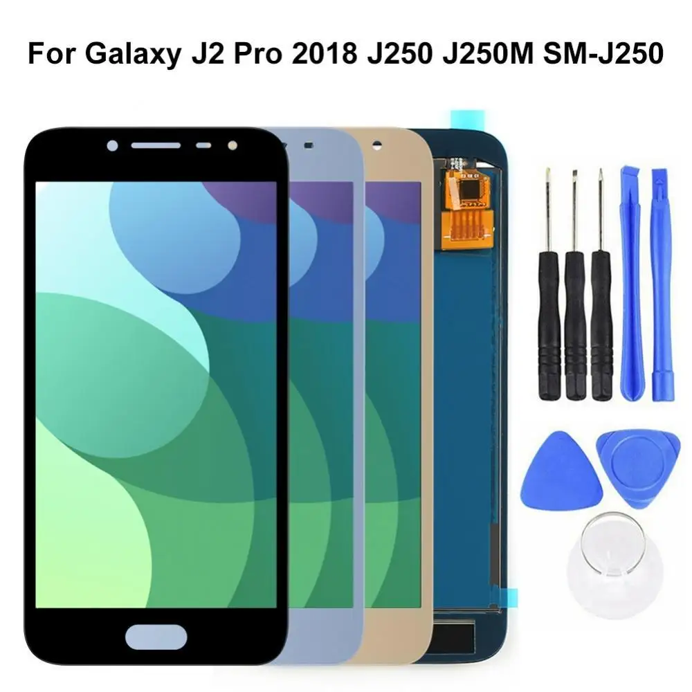 Replacement LCD Touch Screen Digitizer for Samsung Galaxy J2 Pro 2018 J250 J250m Phone Repair Tools Parts Of The Cell Phone
Replacement LCD Touch Screen Digitizer for Samsung Galaxy J2 Pro 2018 J250 J250m Phone Repair Tools Parts Of The Cell Phone