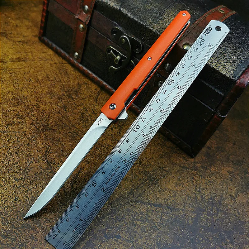M390 folding knife 5CR15 Outdoor tactical knife quick opening folding knife body guard knife fruit knife pocket knife tool knife
M390 folding knife 5CR15 Outdoor tactical knife quick opening folding knife body guard knife fruit knife pocket knife tool knife