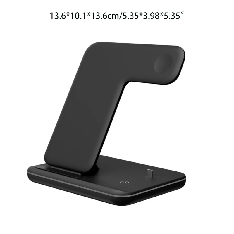 Portable Wireless Charger, Detachable 3 in 1 Charging Dock Station, 15W Qi Fast Wireless Charger Stand for i Watch
Portable Wireless Charger, Detachable 3 in 1 Charging Dock Station, 15W Qi Fast Wireless Charger Stand for i Watch
