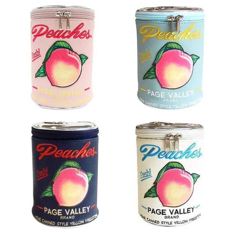 Can Peach Embroidered Cosmetic Case bag Pen Stand Vanity Pouch Peach Pouch Storage Creative Cylinder Organizer Toiletries Makeup
Can Peach Embroidered Cosmetic Case bag Pen Stand Vanity Pouch Peach Pouch Storage Creative Cylinder Organizer Toiletries Makeup