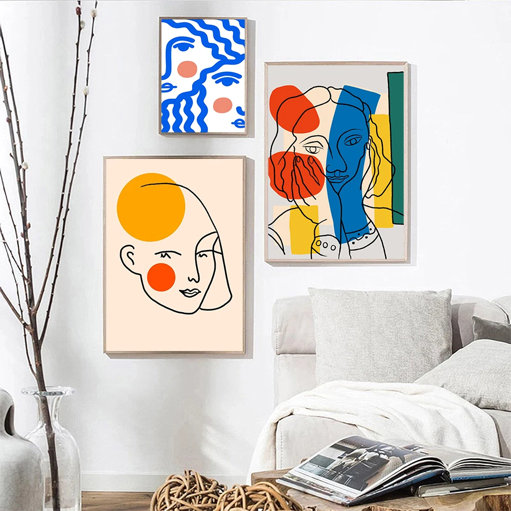 Abstract Colorful Line Art Posters Prints Girl With Red Face Canvas Painting Nordic Modern Wall Pictures For Living Room Decor
Abstract Colorful Line Art Posters Prints Girl With Red Face Canvas Painting Nordic Modern Wall Pictures For Living Room Decor