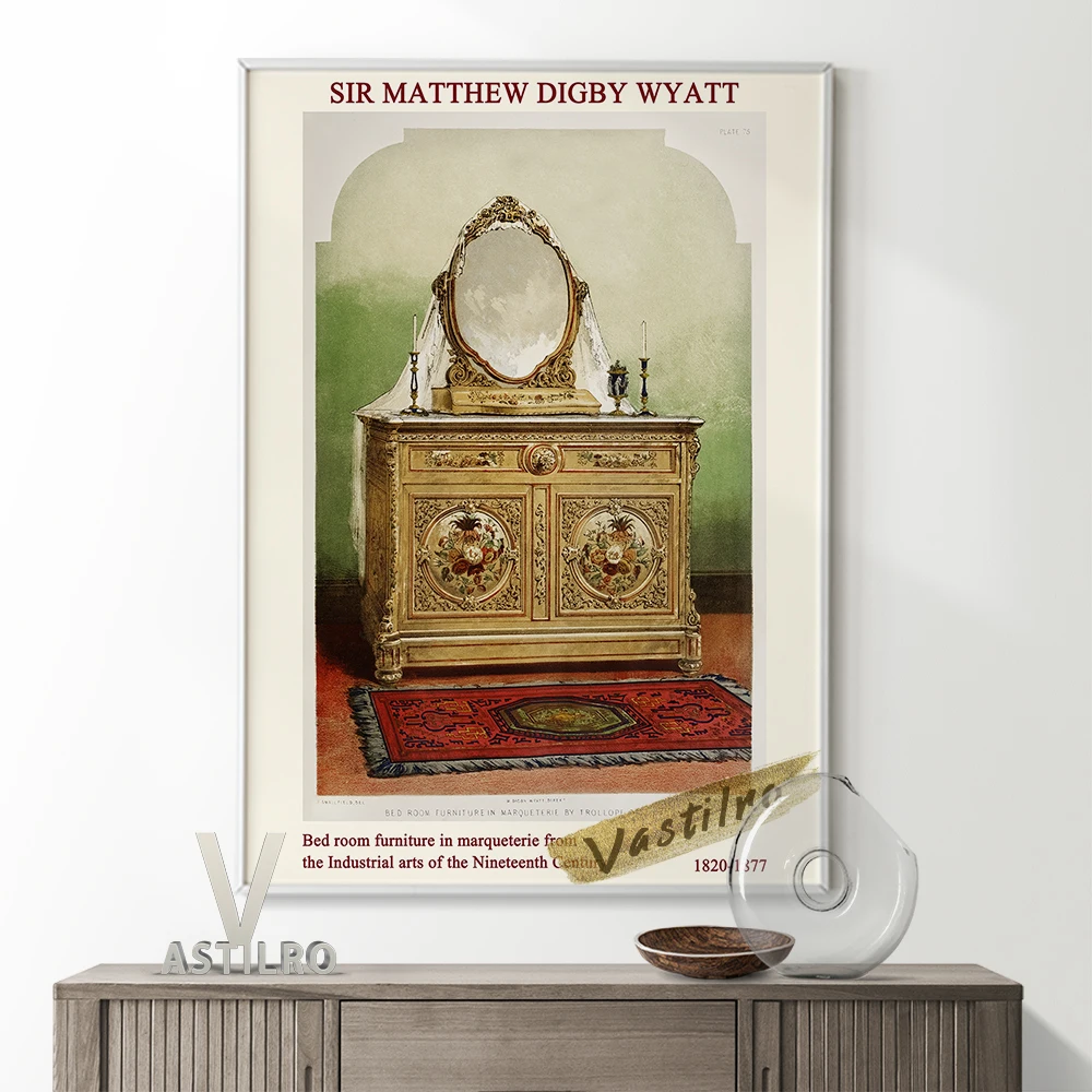 Sir Matthew Digby Wyatt Exhibition Museum Art Prints Poster Bed Room Furniture In Marqueterie Canvas Painting Wall Picture Decor
Sir Matthew Digby Wyatt Exhibition Museum Art Prints Poster Bed Room Furniture In Marqueterie Canvas Painting Wall Picture Decor