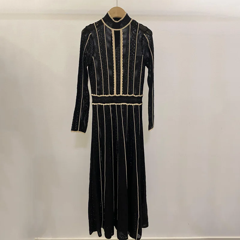 S family 2021 spring and summer new women's dress small fragrance stripe knitting mesh hollow out Jumpsuit long skirt sfpro01211
S family 2021 spring and summer new women's dress small fragrance stripe knitting mesh hollow out Jumpsuit long skirt sfpro01211