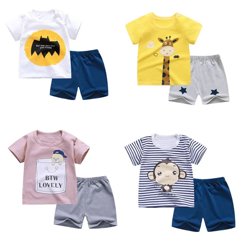 Kid Boy Girl Clothes Baby Pajamas Summer Cotton Short Sleeve T Shirt Short Pyjamas Set Cartoon Children Sleepwear
Kid Boy Girl Clothes Baby Pajamas Summer Cotton Short Sleeve T Shirt Short Pyjamas Set Cartoon Children Sleepwear