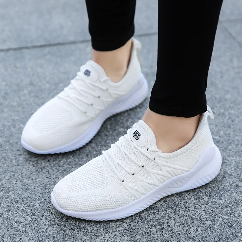 Women Shoes Non-Slip Soft-Soled Casual Shoes Breathable Flying Woven Sneakers Shock-Absorbing Shoes Zapatillas Mujer
Women Shoes Non-Slip Soft-Soled Casual Shoes Breathable Flying Woven Sneakers Shock-Absorbing Shoes Zapatillas Mujer