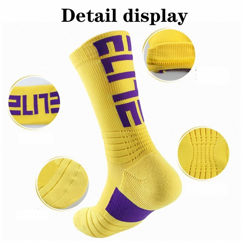 Men Elite Basketball Socks Crew Running Letter Terry Non-slip Sports Ankle Socks 
Men Elite Basketball Socks Crew Running Letter Terry Non-slip Sports Ankle Socks
