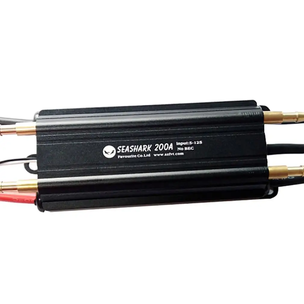 FVT 5-12S 200A High Voltage Waterproof Brushless ESC Electric Speed Controller For RC Boat Multiple Protection ESC
FVT 5-12S 200A High Voltage Waterproof Brushless ESC Electric Speed Controller For RC Boat Multiple Protection ESC