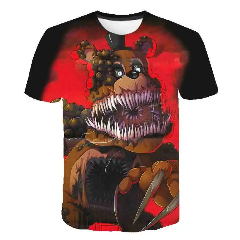 Tops & Tees High Quality Children t shirt 3D Five Nights at Freddy T-Shirts Boys/Girls Clothes Kid's T Shirt fashion shirt 2020 
Tops & Tees High Quality Children t shirt 3D Five Nights at Freddy T-Shirts Boys/Girls Clothes Kid's T Shirt fashion shirt 2020