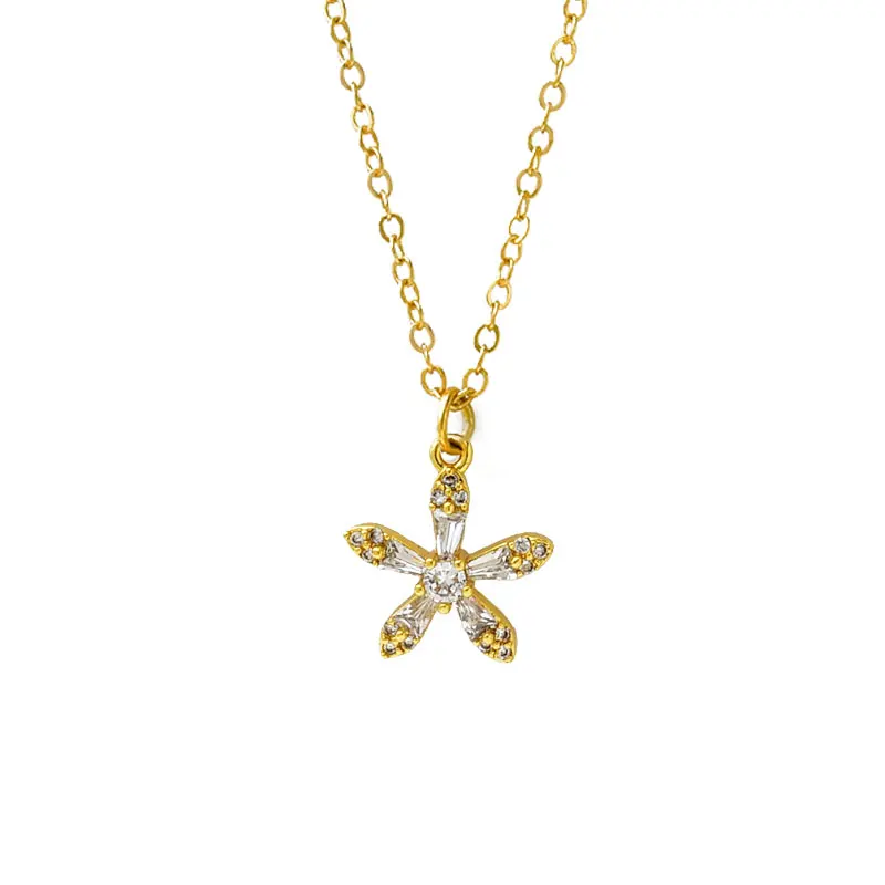 xiaoboACC Choker Necklace for Women Korean Fashion Aesthetic Five Leaves Flower Zircon Necklace Wholesale
xiaoboACC Choker Necklace for Women Korean Fashion Aesthetic Five Leaves Flower Zircon Necklace Wholesale