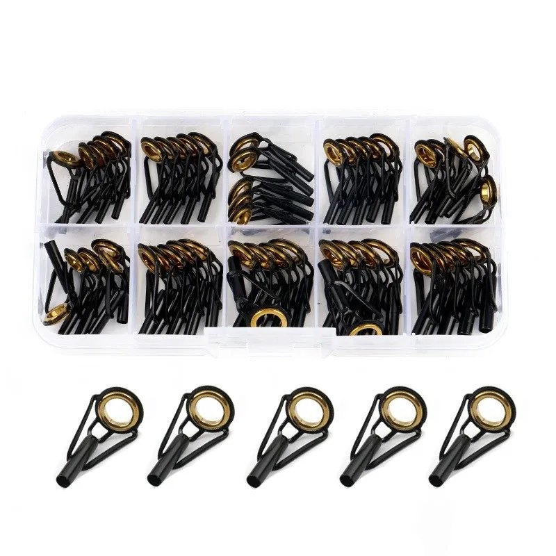 50pcs Sea Fishing Rod Pole Guide Tip Top Line Rings Repair Eyes Steel Kits Stainless Steel Fishing Tools Tackle Accessories
50pcs Sea Fishing Rod Pole Guide Tip Top Line Rings Repair Eyes Steel Kits Stainless Steel Fishing Tools Tackle Accessories