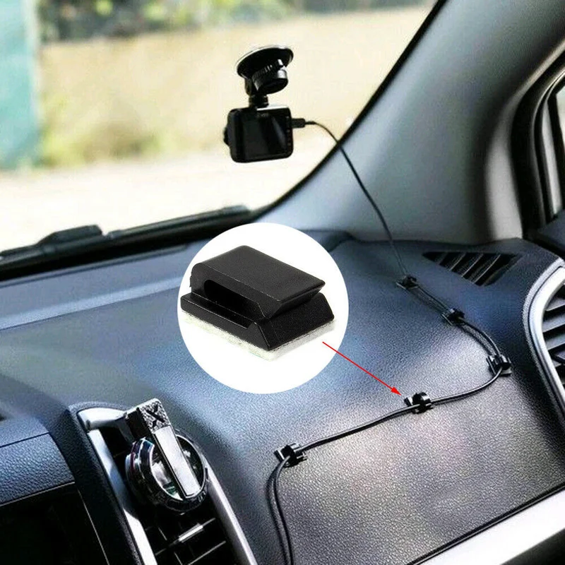 20Pcs Car Interior Wire Cord Cable Holder Tie Plastic Clips Organize Stabilizer Black Drop Adhesive Clamps Universal Accessories
20Pcs Car Interior Wire Cord Cable Holder Tie Plastic Clips Organize Stabilizer Black Drop Adhesive Clamps Universal Accessories