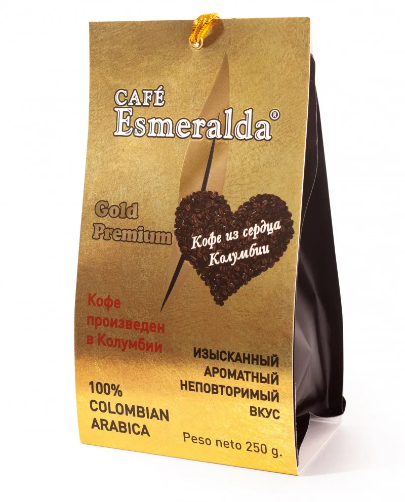 Кофе "Cafe Esmeralda"Gold Premium ESPRESSO молотый 250 г. | Продукты