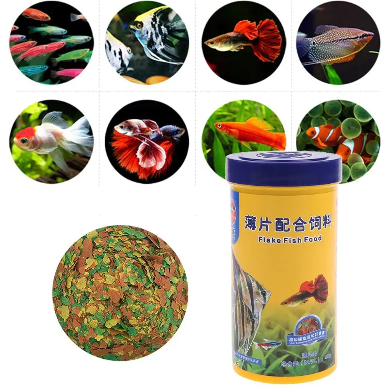 250ml Ornamental Fish Food Goldfish Carp Guppies Small Medium Tropical Fishes Flakes Feed Aquarium Accessories 
250ml Ornamental Fish Food Goldfish Carp Guppies Small Medium Tropical Fishes Flakes Feed Aquarium Accessories