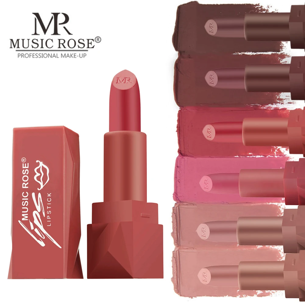 6 Colors square tube Matte Velvet texture Advanced Texture classic Lipstick Long Lasting Moisturizing Lipsticks Women Cosmetics
6 Colors square tube Matte Velvet texture Advanced Texture classic Lipstick Long Lasting Moisturizing Lipsticks Women Cosmetics