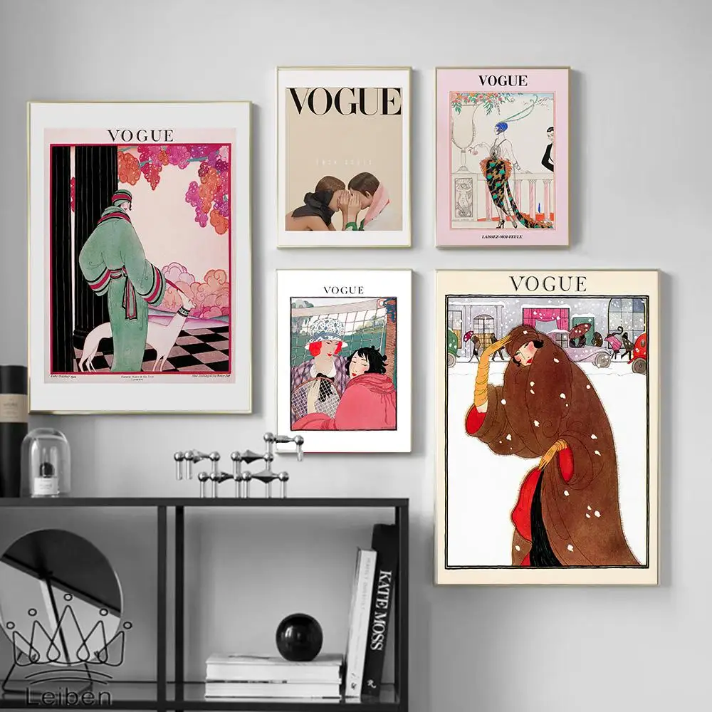 Fashion Vintage Girl Canvas Painting Nordic Vogue Magazine Wall Art Posters and Prints Vintage Pictures Home Decor Girls Bedroom
Fashion Vintage Girl Canvas Painting Nordic Vogue Magazine Wall Art Posters and Prints Vintage Pictures Home Decor Girls Bedroom