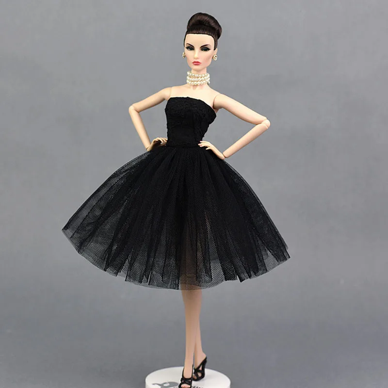 Black Little Dress For Barbie Dolls One Piece Strapless Evening Dresses Vestido Clothes For Barbie 1/6 BJD Doll Accessories Toy
Black Little Dress For Barbie Dolls One Piece Strapless Evening Dresses Vestido Clothes For Barbie 1/6 BJD Doll Accessories Toy