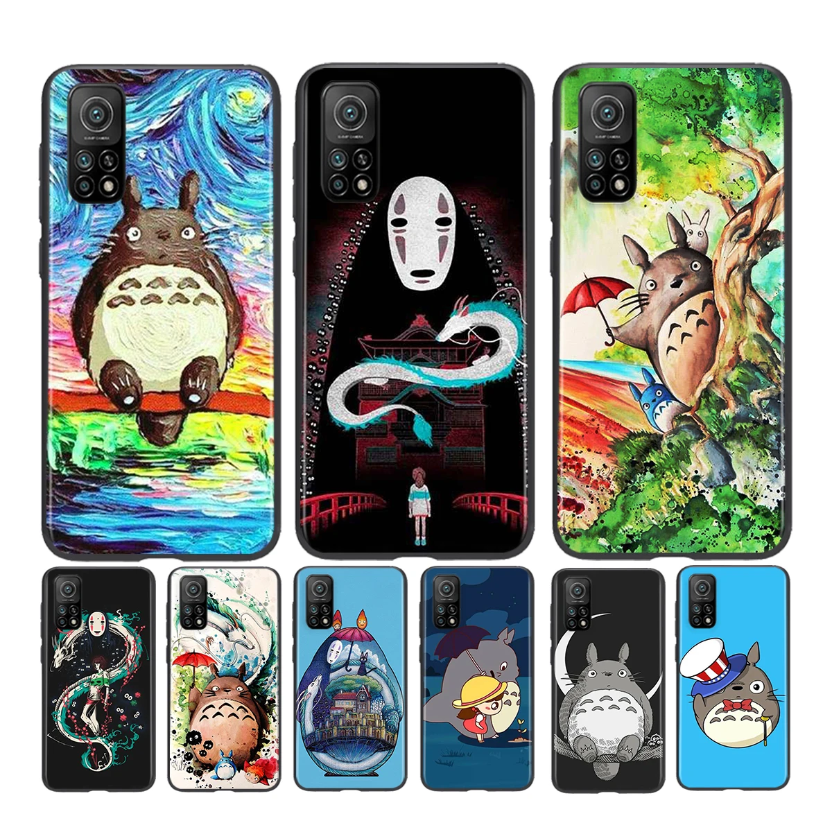 Anime Spirited Away For Xiaomi Play Mix 3 Civi A2 A1 6X 5X Poco X3 NFC F3 GT M3 M2 X2 F2 Pro C3 F1 Black Phone Case Capa
Anime Spirited Away For Xiaomi Play Mix 3 Civi A2 A1 6X 5X Poco X3 NFC F3 GT M3 M2 X2 F2 Pro C3 F1 Black Phone Case Capa