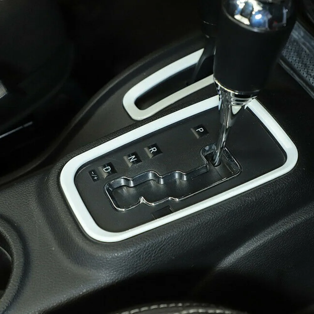 4pcs Car Gear Shift And Water Cup Holder Trim Stickers ABS Plastic White Interior Accessories For Jeep Wrangler JK 2011-17
4pcs Car Gear Shift And Water Cup Holder Trim Stickers ABS Plastic White Interior Accessories For Jeep Wrangler JK 2011-17