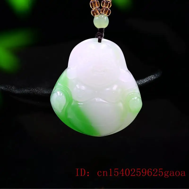Green Jade Maitreya Pendant Necklace Fashion Jewelry for Jadeite Amulet Carved Natural Women Buddha Chinese Charm Gifts
Green Jade Maitreya Pendant Necklace Fashion Jewelry for Jadeite Amulet Carved Natural Women Buddha Chinese Charm Gifts