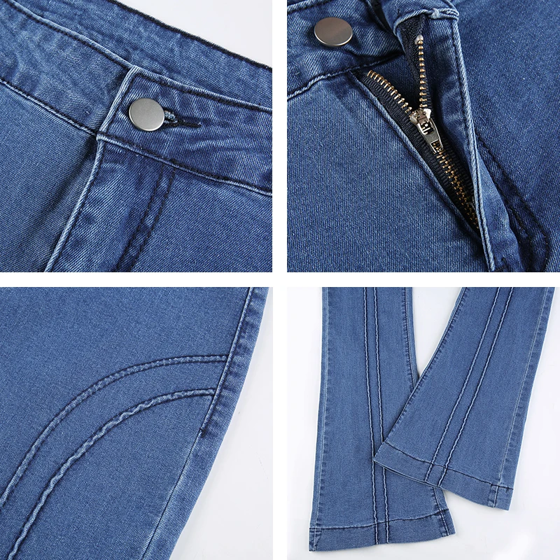 Streetwear Striped Blue Y2K Flare Jeans For Girls Female Fashion 2020 New Vintage Denim Pants Women High Waisted Trouser Capris
Streetwear Striped Blue Y2K Flare Jeans For Girls Female Fashion 2020 New Vintage Denim Pants Women High Waisted Trouser Capris