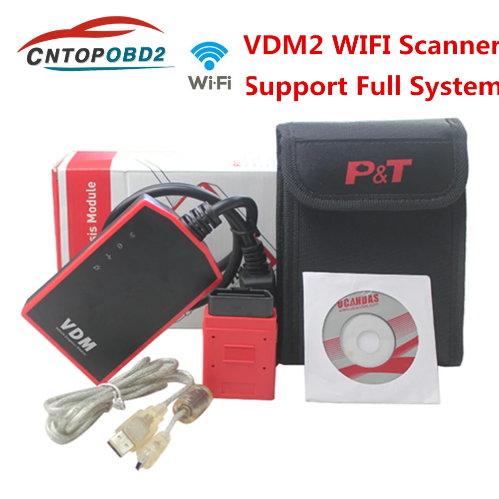 Автомобильный сканер UCANDAS VDM Wi Fi V3.9 полная система OBD2 VDM2 диагностический