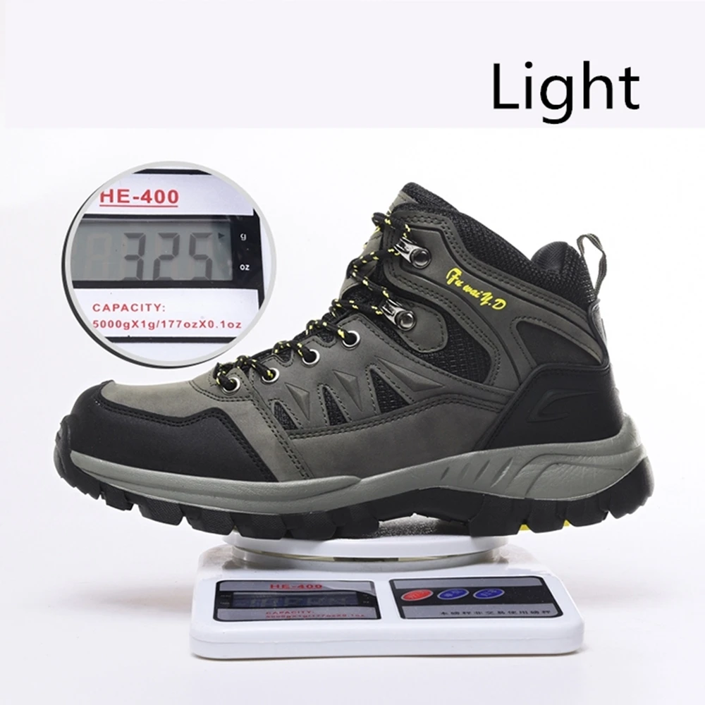 Light Outdoor Boots Waterproof Hiking Shoes for Men Suede Breathable Trekking Sneaker Mountain Boots Anti-Slippery Hunting Boots
Light Outdoor Boots Waterproof Hiking Shoes for Men Suede Breathable Trekking Sneaker Mountain Boots Anti-Slippery Hunting Boots