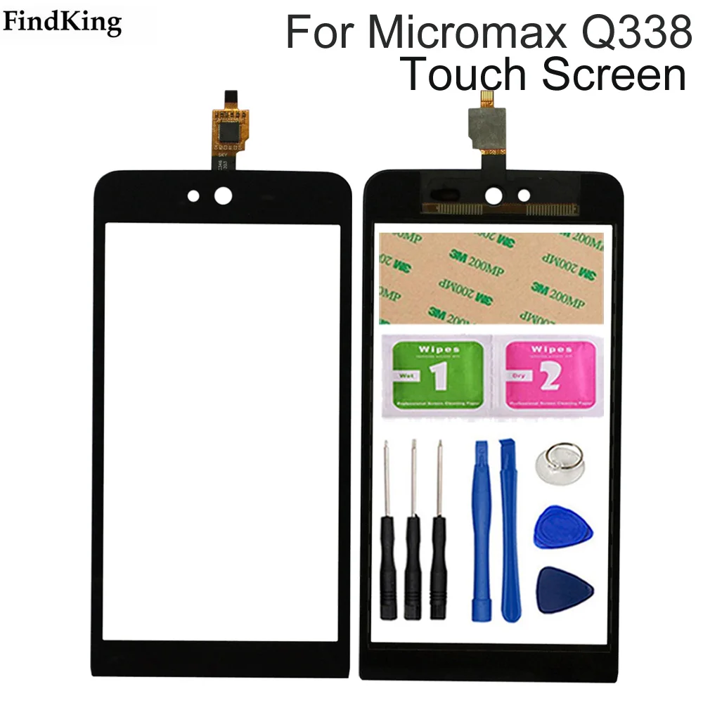 Сенсорный экран 5 0 дюйма для Micromax Q338 сенсорный стекло дигитайзер панель объектив
